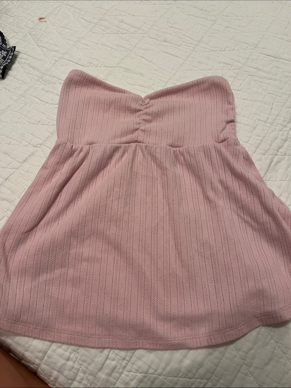 Pink hollister tube top
